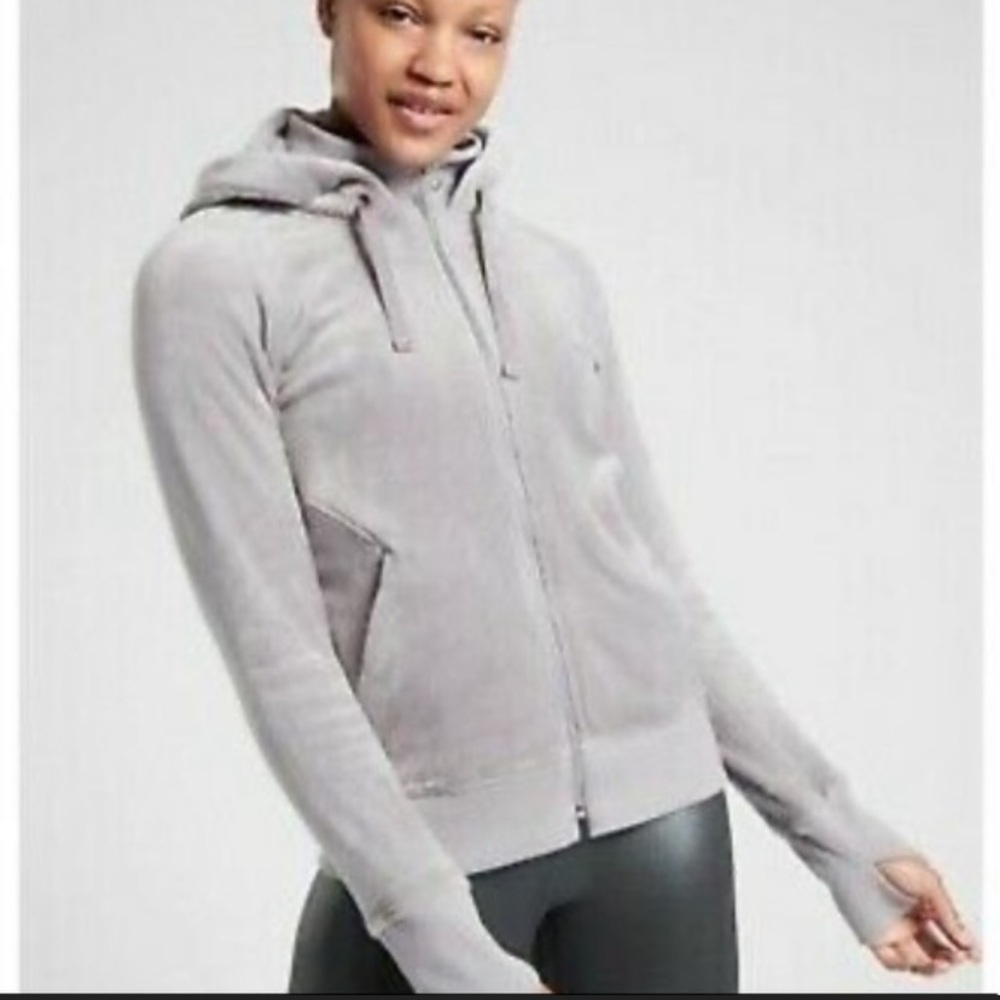 Athleta Triumph Hoodie Velour